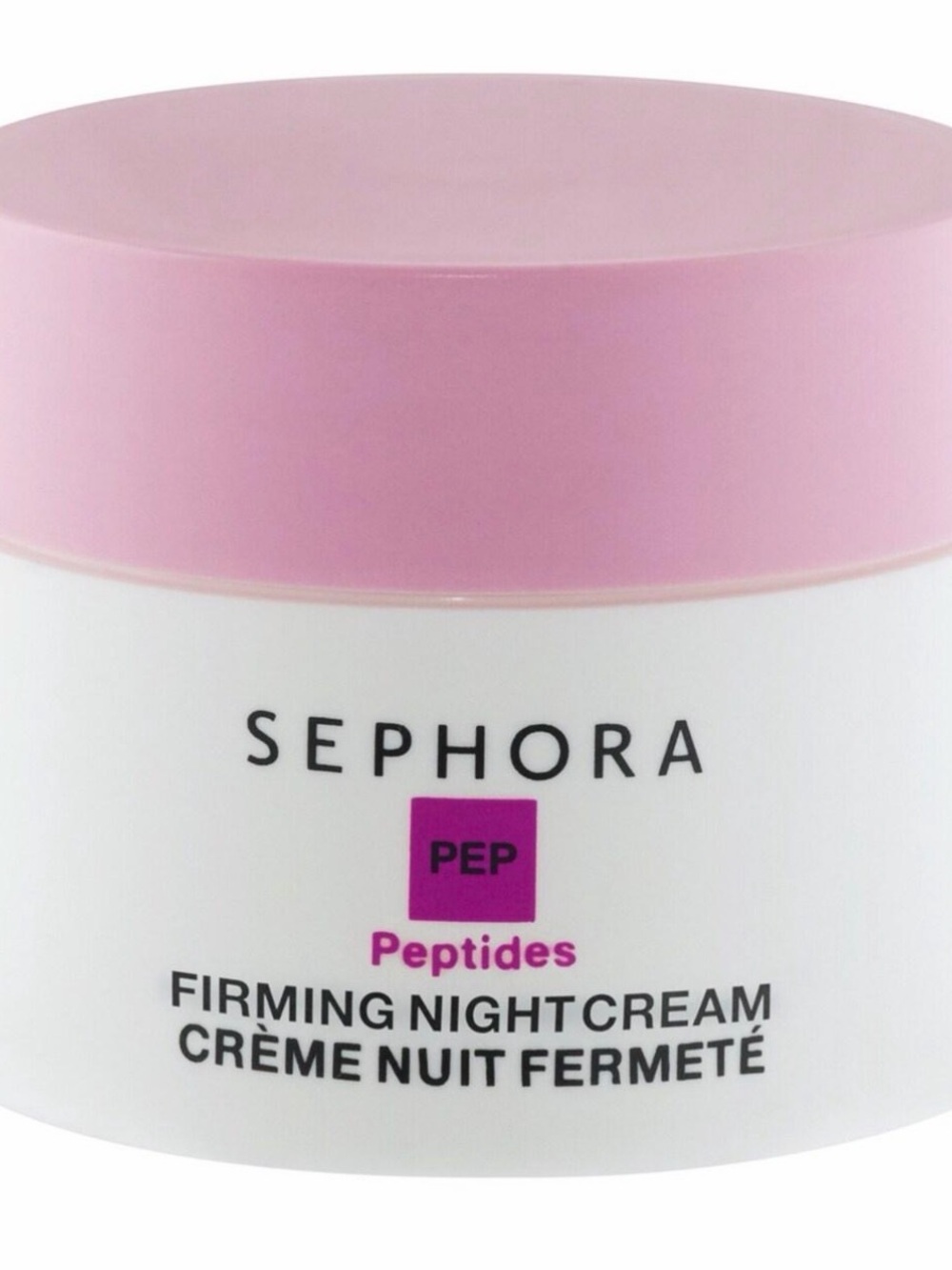 Sephora Peptides Firming Night Cream - Pink & White Jar